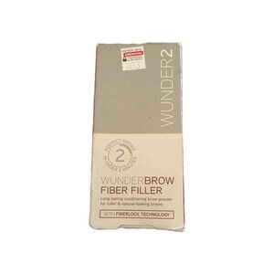 Wunder2 WunderBrow Fiber Filler Blonde 0.07 oz Eyebrow Powder New #1205